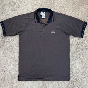 adidas Men’s Brown Short-Sleeve Polo Shirt